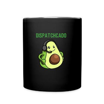 Emergency dispatcher 112 Ambulance Fire Brigade - Full Colour Mug - black - Front