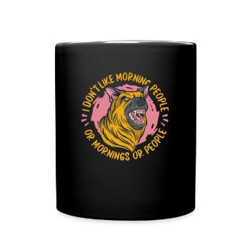 Deutscher Schäferhund Berger allemand - Mug uni - noir - Devant