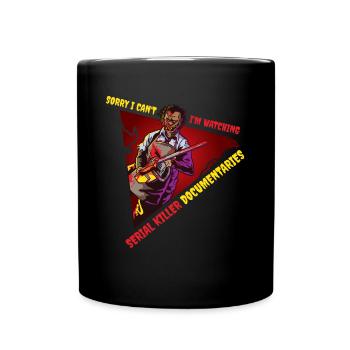 Killer Documentaries Crime Series Gift - Full Colour Mug - black - Front