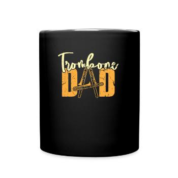 Posaune - Tasse einfarbig - Schwarz - Vorne