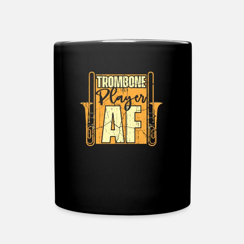 Posaune - Tasse einfarbig - Schwarz