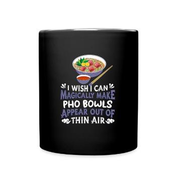 Pho Bowl - Full Colour Mug - black - Front