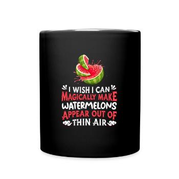 Watermelon - Full Colour Mug - black - Front
