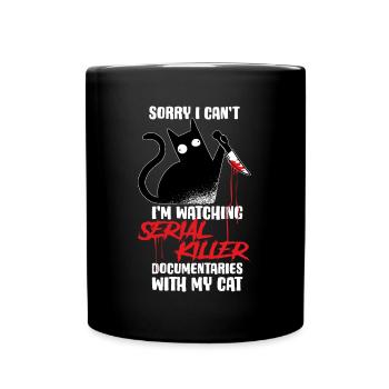 Killer Documentaries Crime Series Gift - Full Colour Mug - black - Front