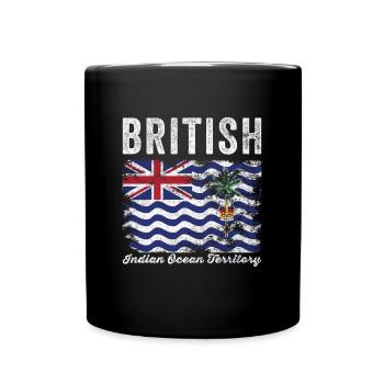 Drapeau du territoire britannique de l’océan Indien - Mug uni - noir - Devant