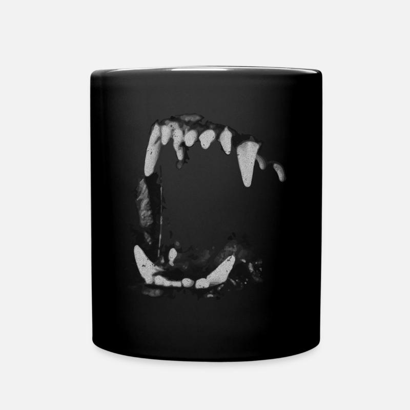 Dents de pitbull Grunge Soft Goth Cadeau Esthétique - Mug uni - noir