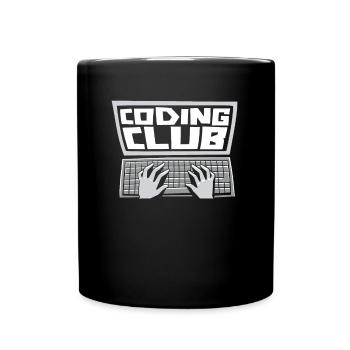 Programmierer Coder Software Entwickler - Tasse einfarbig - Schwarz - Vorne