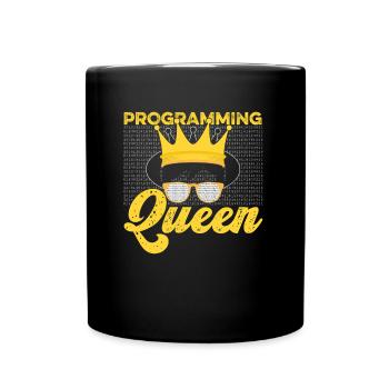 Programmierer Coder Software Entwickler - Tasse einfarbig - Schwarz - Vorne