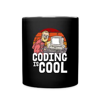 Programmer Coder Software Developer - Full Colour Mug - black - Front