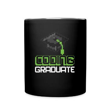 Programmierer Coder Software Entwickler - Tasse einfarbig - Schwarz - Vorne