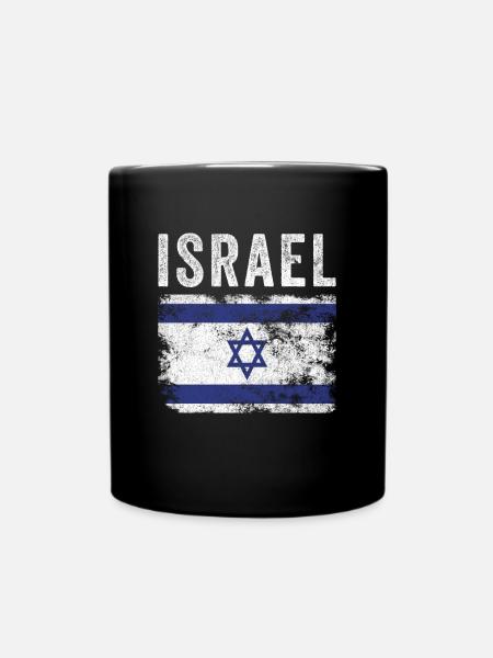 Drapeau d’Israël en détresse - Drapeau israélien - Mug uni - noir