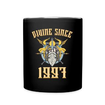 Dieu Viking, Divin Depuis 1997 Anniversaire 26 Ans - Mug uni - noir - Devant
