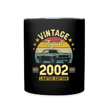 Vintage Août 2002 20 Ans Anniversaire - Mug uni - noir - Devant