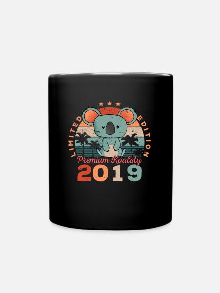 Année de naissance 2019 Anniversaire Koala Koala Bear - Mug uni - noir