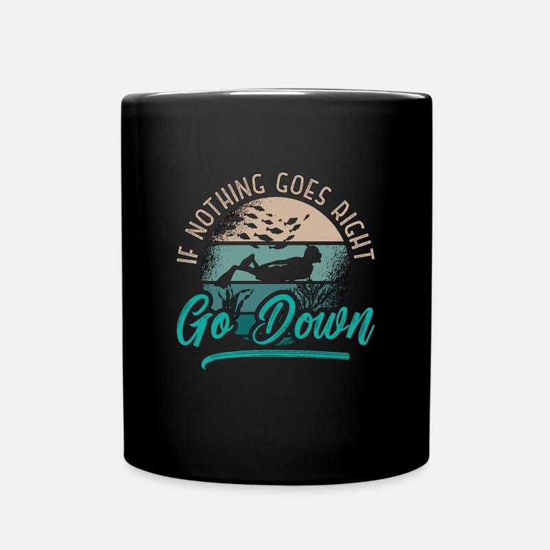 Apnée Apnéiste Apnée Apnée Plongée Cadeau - Mug uni - noir