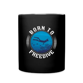 Apnée Cadeau plongée en apnée - Mug uni - noir - Devant