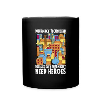 Pharmacy Technician Technician Pharmacy Gift - Full Colour Mug - black - Front