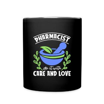 Pharmacien Technicien en pharmacie Cadeau de technicien - Mug uni - noir - Devant