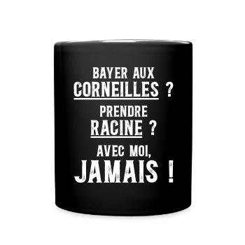 Citation Humour Jeu De Mots Prof De Français - Mug uni - noir - Devant