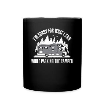 Im Sorry For What I Said Motorhome Gift - Full Colour Mug - black - Front