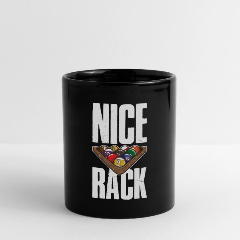 Nice Rack Pool Billiard Gift Full Colour Mug