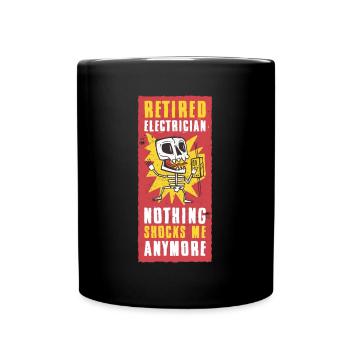 Retired Electrician Electrician Electrician Gift - Full Colour Mug - black - Front