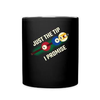 Juste le conseil que je promets cadeau de billard - Mug uni - noir - Devant