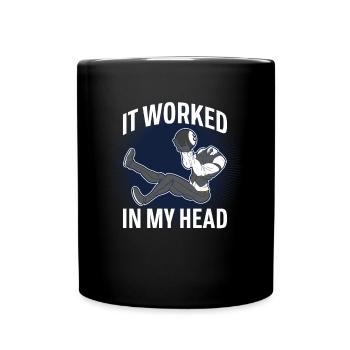 Cela a fonctionné dans ma tête Pool Billiards Gift - Mug uni - noir - Devant