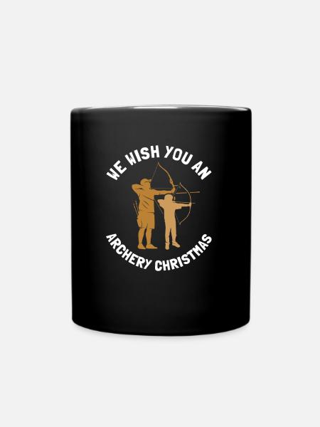 Tir à l’arc Flèche Tir à l’arc Tir à l’arc - Mug uni - noir