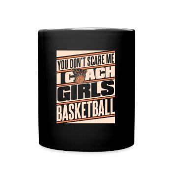 Basketballtrainer Basketball Trainer Coach - Tasse einfarbig - Schwarz - Vorne