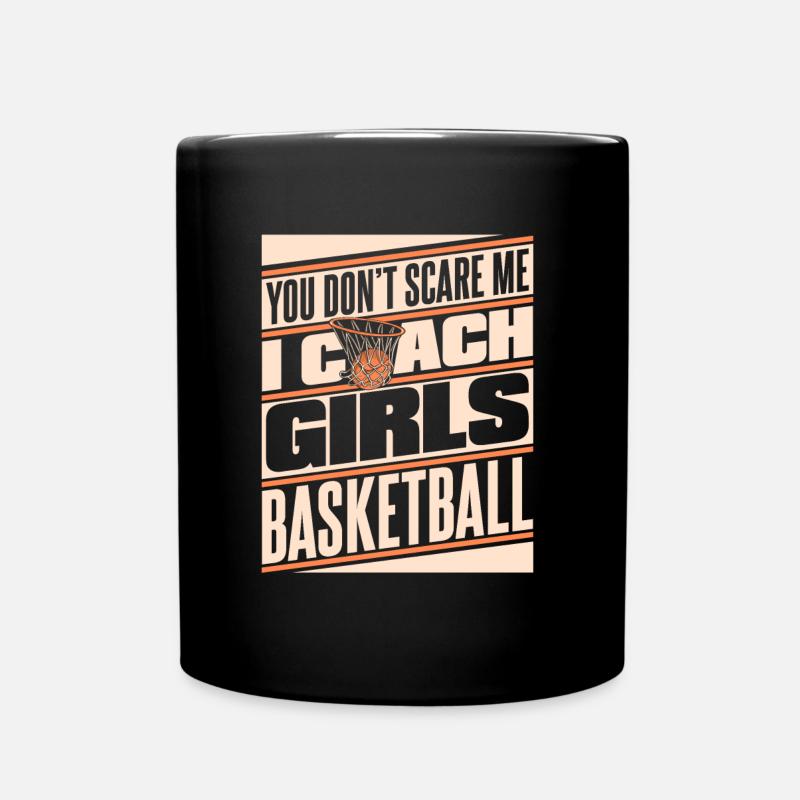Basketballtrainer Basketball Trainer Coach - Tasse einfarbig - Schwarz