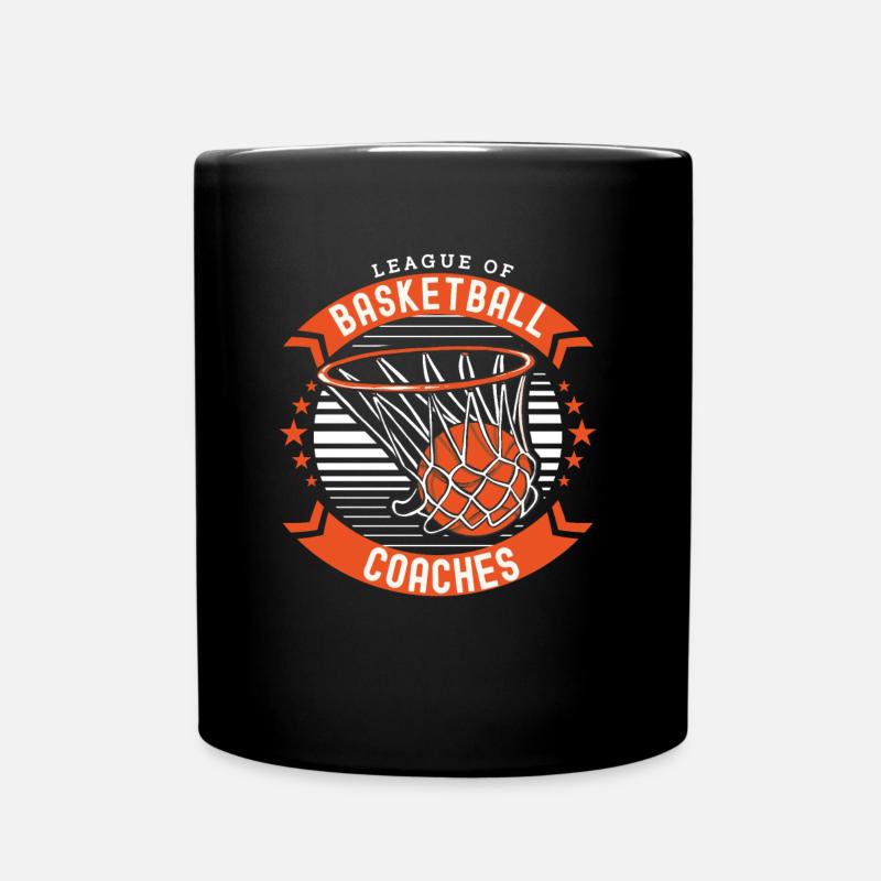 Allenatore di basket Basketballtrainer - Tazza monocolore - nero