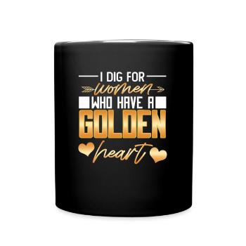 Gold Mining Gold Mine - Full Colour Mug - black - Front