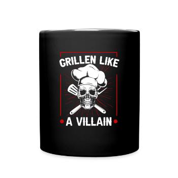 Grill grill master BBQ - Full Colour Mug - black - Front