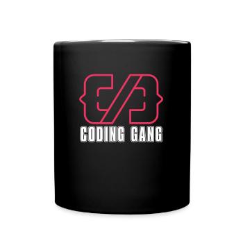Programmierer Coder Software Entwickler - Tasse einfarbig - Schwarz - Vorne