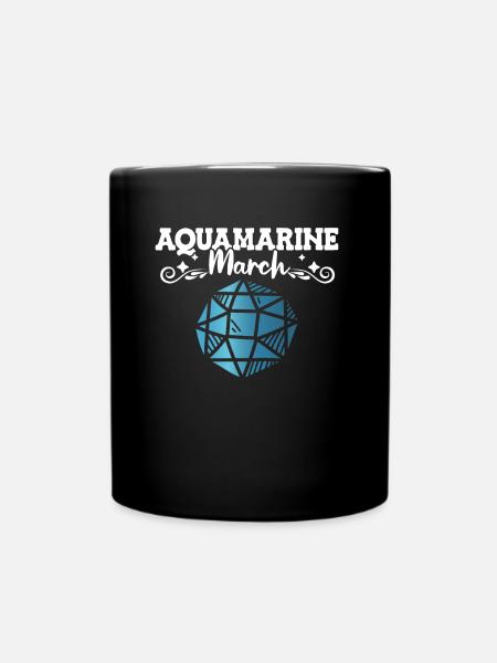 Edelsteine - Tasse einfarbig - Schwarz