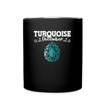 Gemstones - Full Colour Mug - black - Front