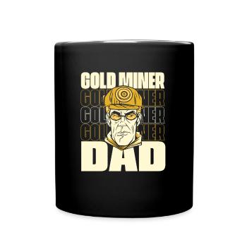 Gold Mining Gold Mine - Full Colour Mug - black - Front