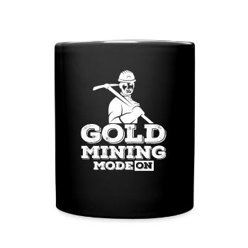 Gold Mining Gold Mine - Full Colour Mug - black - Front