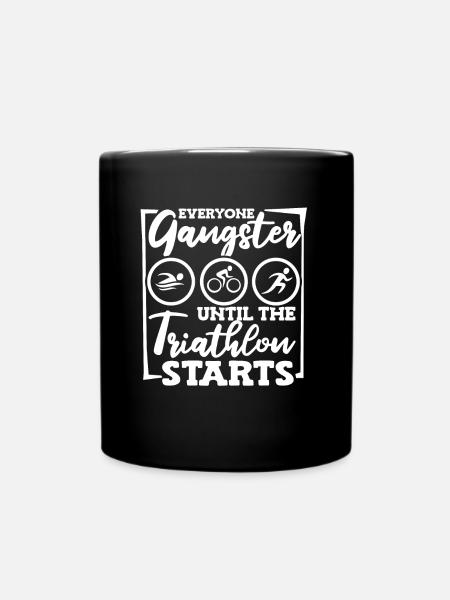 Triathlon - Mug uni - noir