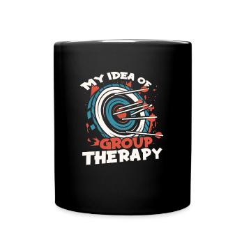 Tir à l’arc Flèche Tir à l’arc Tir à l’arc - Mug uni - noir - Devant