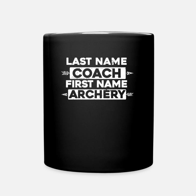 Tir à l’arc Flèche Tir à l’arc Tir à l’arc - Mug uni - noir