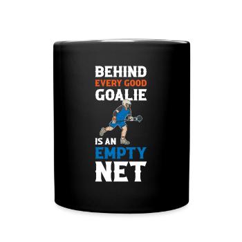 Lax Goalie Lacrosse Gift - Full Colour Mug - black - Front