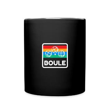 Boule Design 80s 90s Boule Player Club Club - Mug uni - noir - Devant
