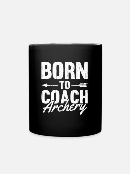 Tir à l’arc Flèche Tir à l’arc Tir à l’arc - Mug uni - noir
