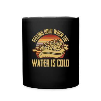 Rafting Wildwasser Kanu Kajak - Tasse einfarbig - Schwarz - Vorne
