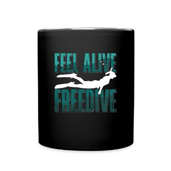 Freediver Apnée Apnée Plongée Cadeau - Mug uni - noir - Devant
