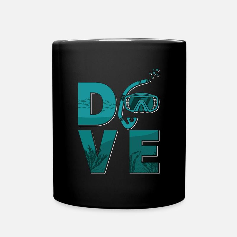 Freediver Apnée Apnée Plongée Cadeau - Mug uni - noir
