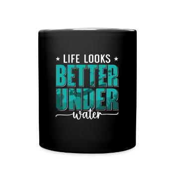 Apnéistes plongeurs Apnée Cadeau d’apnée - Mug uni - noir - Devant