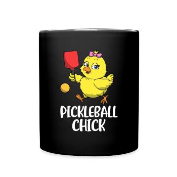 Pickleball Chick Pickleball Cadeau - Mug uni - noir - Devant